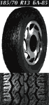 Автошина 185/70 R13 БЛ-85