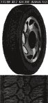 Автошина 135/80 R12 БИ-308 (КАМА-112)