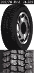 Автошина 205/70 R14 И-503